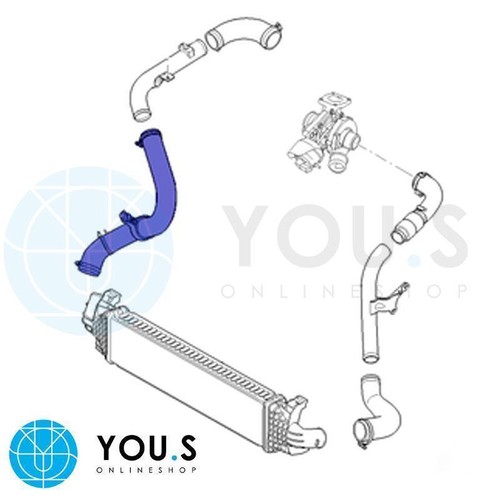 YOU.S Original Turboschlauch für FORD C-MAX DM2 1.8 TDCi 1374657 - Bild 3 von 3