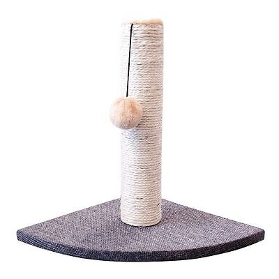 CAT KITTEN SCRATCH POST PLAY SCRATCHING POLE TOY MOUSE CATS CLAWS TREE CORNER UK