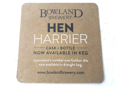 Bowland Brewery - Hen Harrier ... Cat No'08 Bierdeckel / Untersetzer