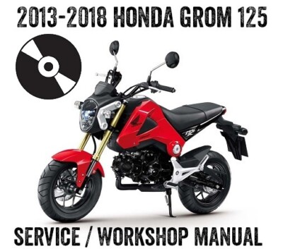 グロム　HONDA MSX125A-R サービスマニュアル 2013-2020 Honda MSX125 MSX 125 GROM Workshop Service Manual PDF