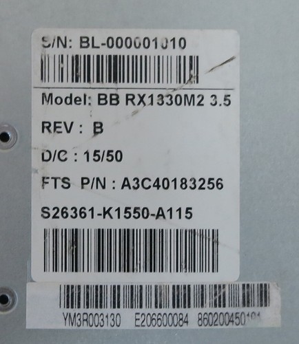 Fujitsu Primergy RX1330 M2 4C E3-1220v5 3GHz 64GB Ram EP420i 4x 3.5" Bays Server - Picture 5 of 6