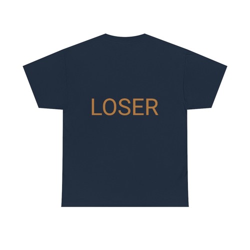 Unisex Heavy Cotton Tee Binary for LOSER and Loser on back of shirt - Bild 120 von 145
