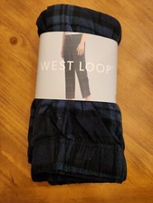 West Loop Men's Lounge Pant XL/XXL Plaid Green
