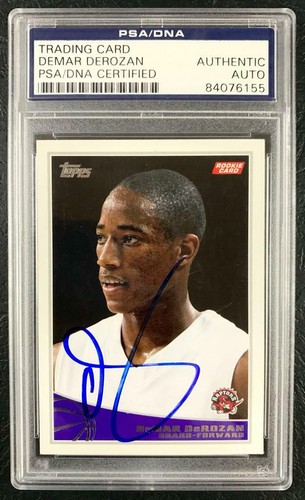 Maillot De Basket Dédicacé Et Signé Par DeMar DeRozan (Kings) - Avec Certificat D'authenticité PSA DNA