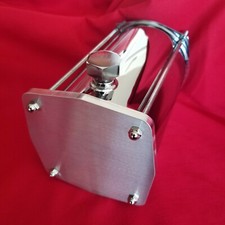 Lowrider Hydraulics 2 Chrome Tank With Chrome Plug Raw Backing Plate And Rods