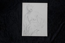 DDR Maler Professor Peuker Wolfgang Bleistift Zeichnung Original Studie