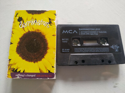 Barrington Levy Nothing´S Changed MCA 1993 Single - Tape Kassette