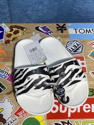 Crocs Classic Animal Print diapositive Sandali Donna Taglia 6 Zebra 4 da  uomo 191448573697 | eBay