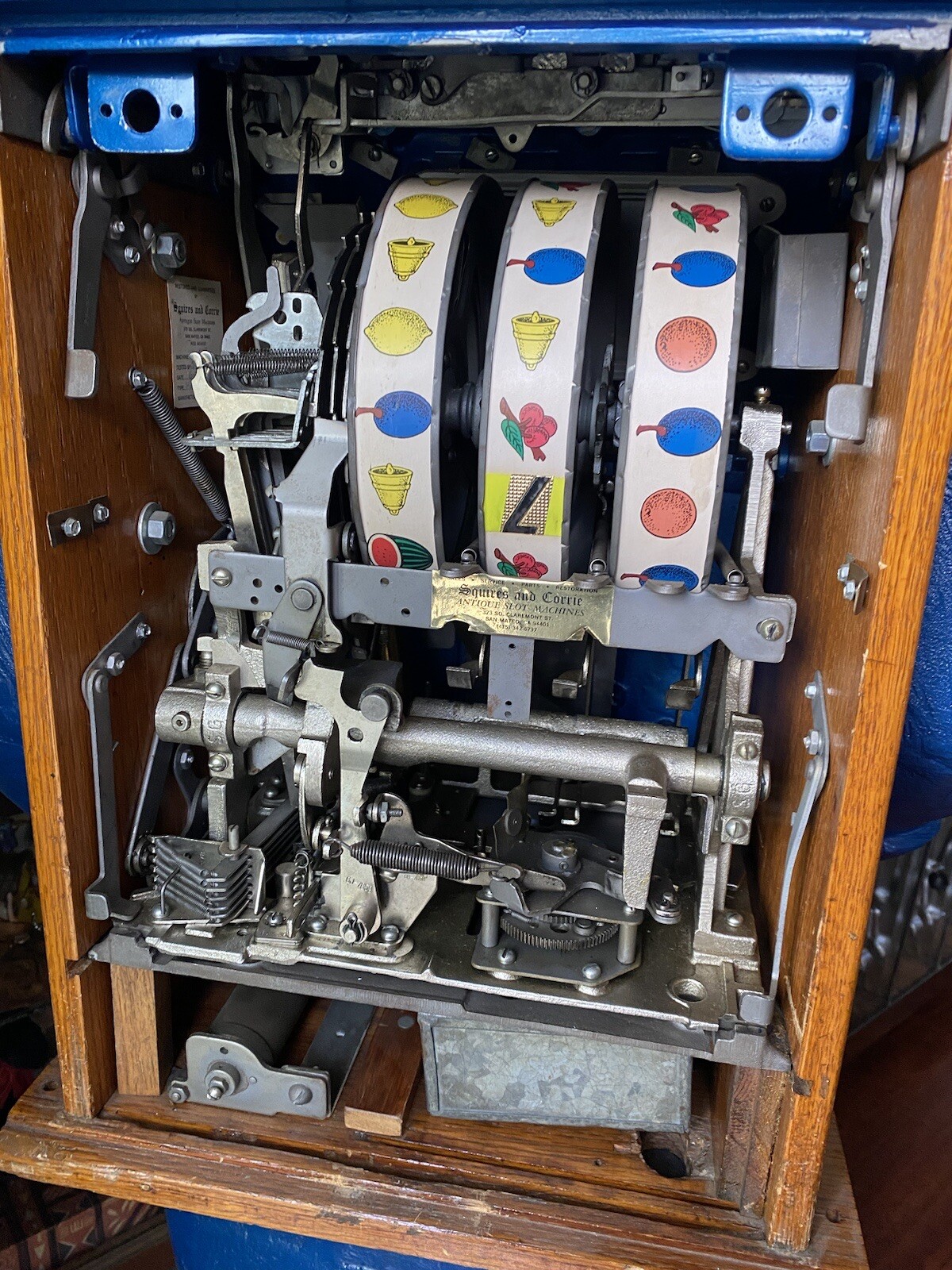 Vintage Mills Cowboy Slot Machine ORIGINAL Unrestored Condition eBay