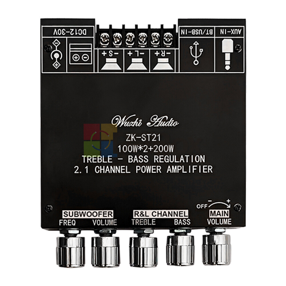 ZK-ST21 100W+100W+200W 2.1 Channel Bluetooth Subwoofer Digital
