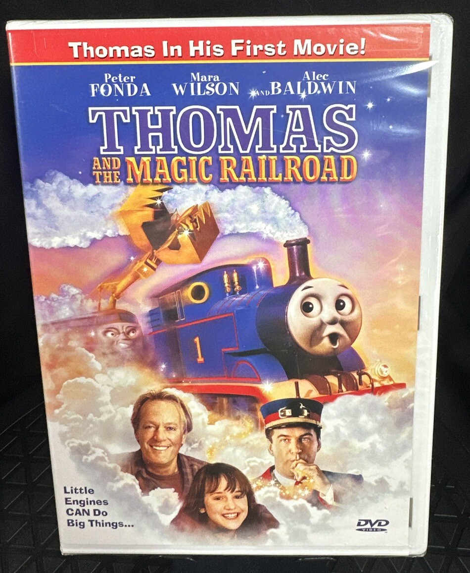 Thomas and the Magic Railroad DVD Peter Fonda Alec Baldwin Sealed