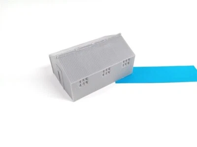 ANYSCALE MODELS oo gauge railway building timber scout hut or small workshop 1:72 scale 0168