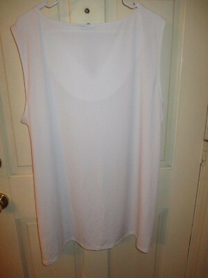 009X13 JMS 28289 Plus Size Tank Top 3X White | eBay