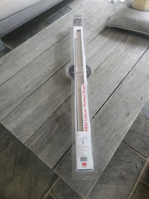 ACO A-Plus 48'' Linear Shower Drain  Stainless Steel 