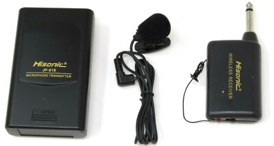 Hisonic JP919 Portable Lapel / Lavaliere Wireless Microphone System