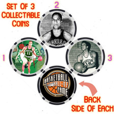 CHARLES “CHUCK” COOPER - BASKETBALL HALL OF FAME - COLLECTABLE COIN SET