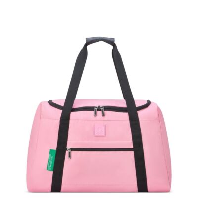 DELSEY Duffel Bag NOW SOFTSIDE 55 BENETTON Pink 14 inch 1lb Carry-on allowed