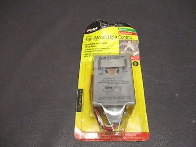 Westek Wire-In Commercial Outdoor Stem Mount Light Control Photoelectric Switch
