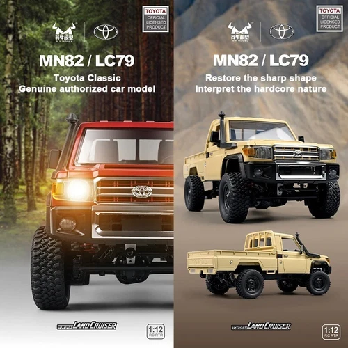 MN82 1/12 Full Scale RTR RC Car 2.4G 4WD 280 Motor Off-Road Remote Control Car - Picture 4 of 12