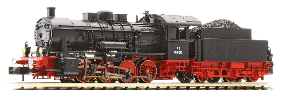 FLEISCHMANN 715584 460 010 Noir Châssis Rouge Wagon FS Échelle N 1/160 DCC