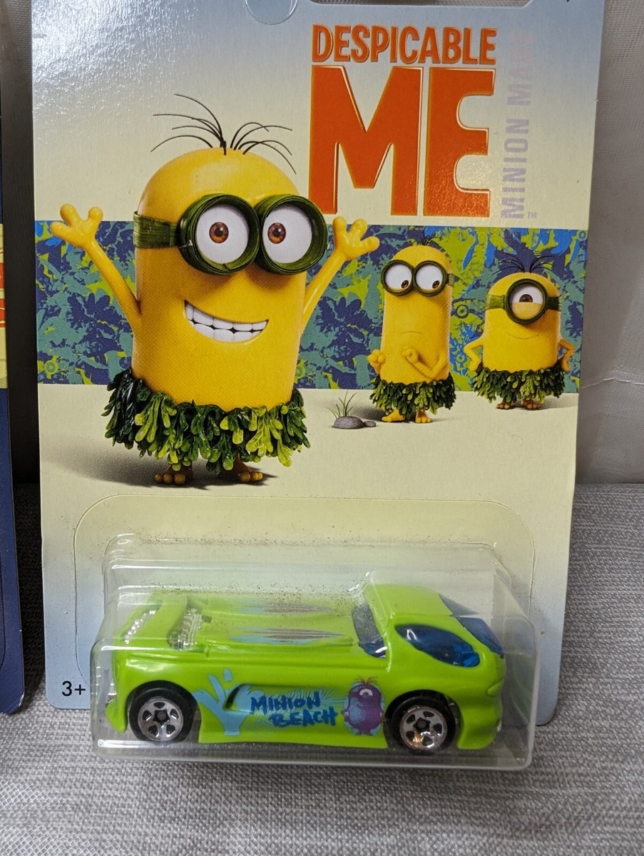 ミニオンモデルのホットウィールミニカー7台 Hot Wheels Despicable Me Minion Made 2/6 6/6 Lot Of 2 Cars Monster