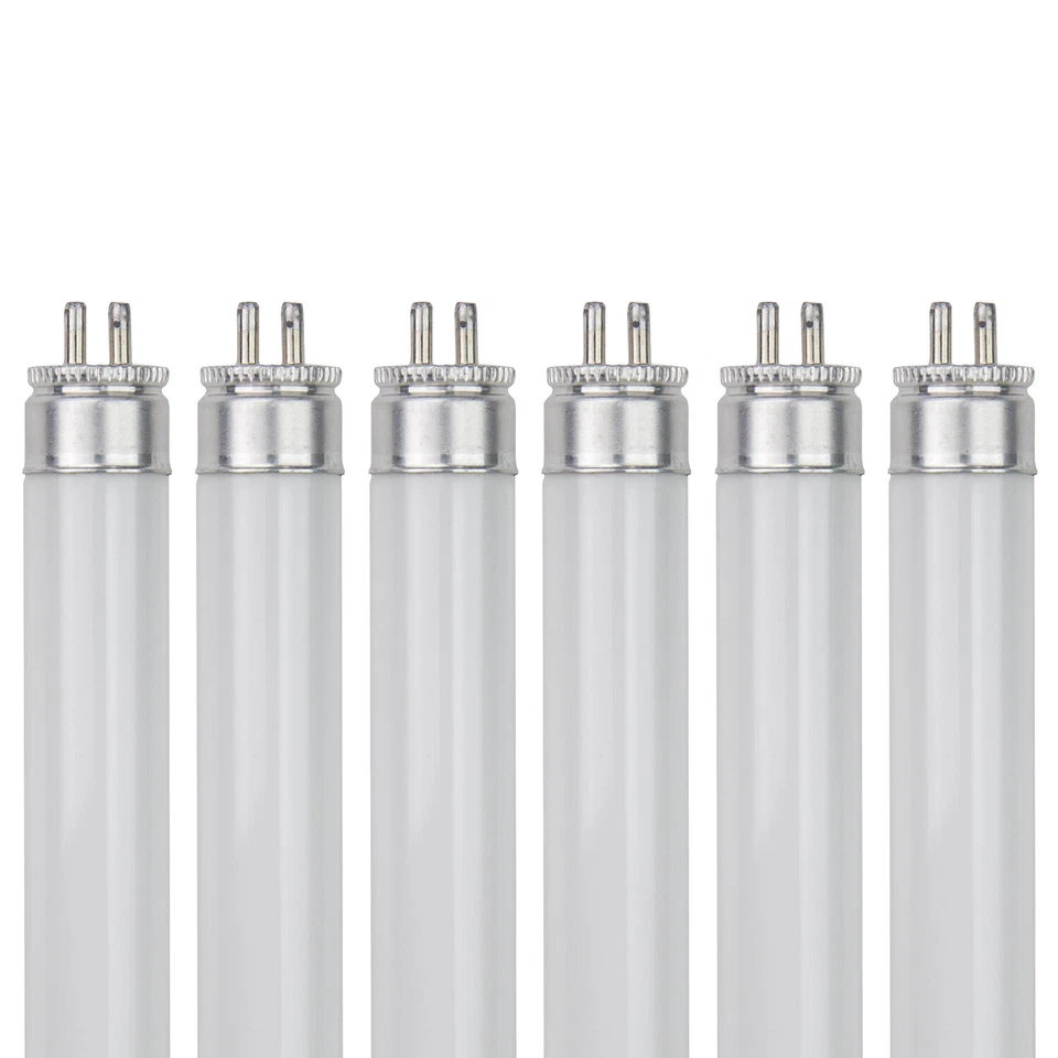 SUNLITE 10 Pack F8T5WW Fluorescent Light Bulbs Tubes 8 Watt, 8W, T5, Warm White 12"