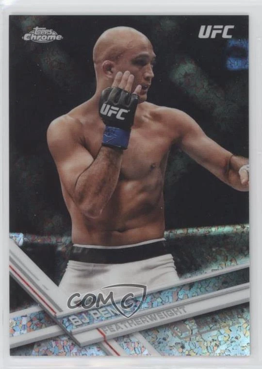 2017 Topps Chrome UFC Diamond Refractor BJ Penn #29