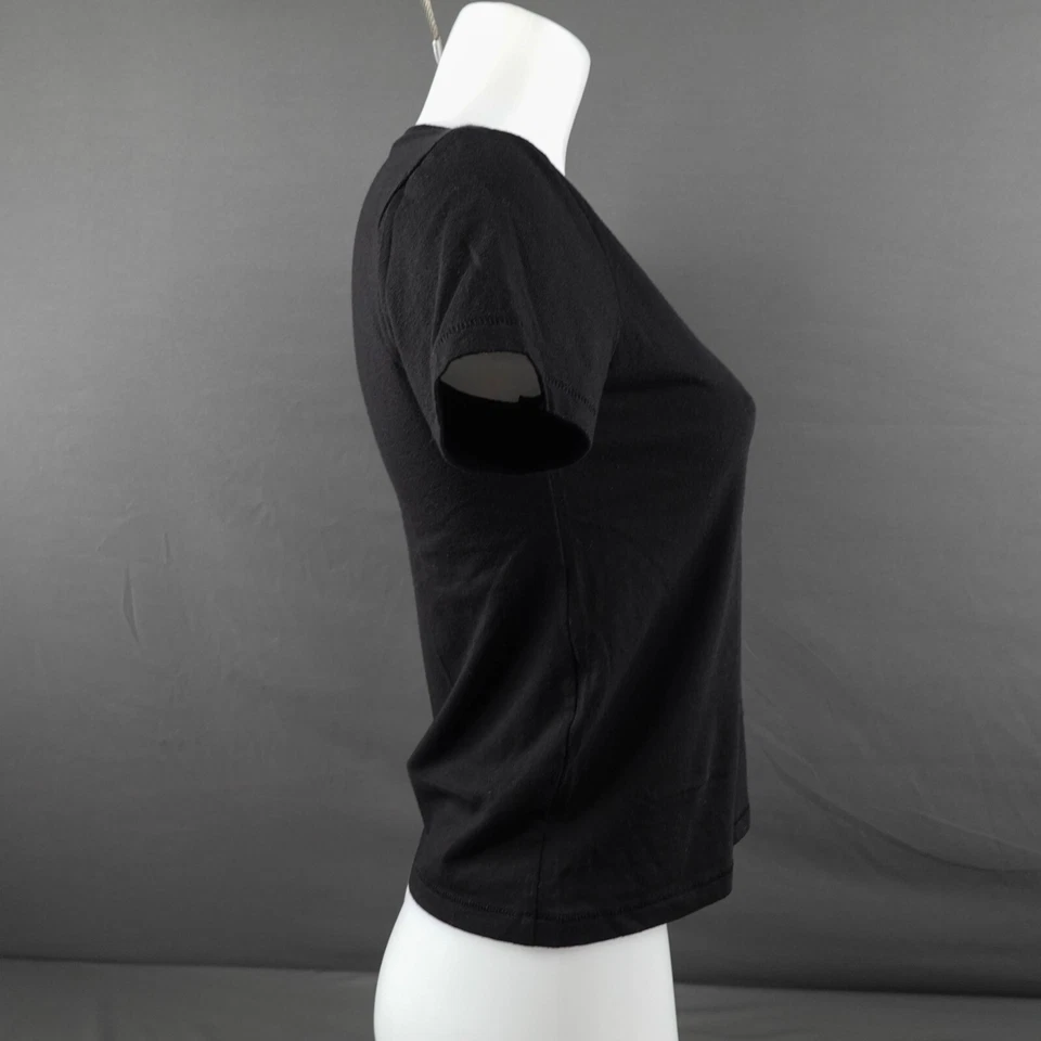 Camiseta Arizona Mujer XS Negra Básica Atletismo Minimalista Salón  Foto 4 de 4