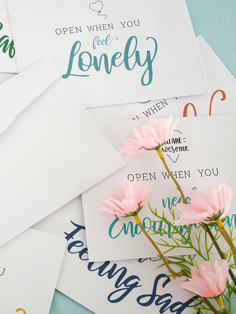 32Pcs Inspirational Envelopes 16 Styles Cute Creative Blessing ...