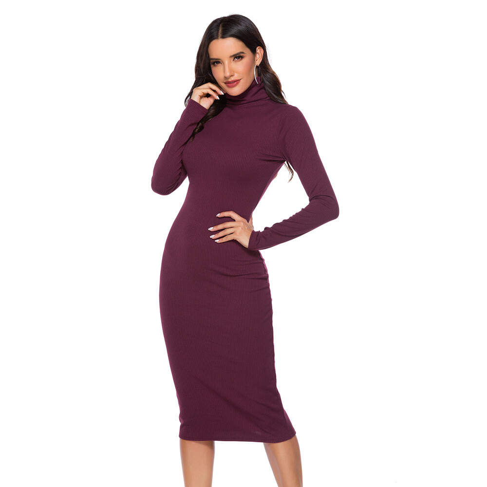 Long Sleeve Bodycon Dress Islamic | eBay