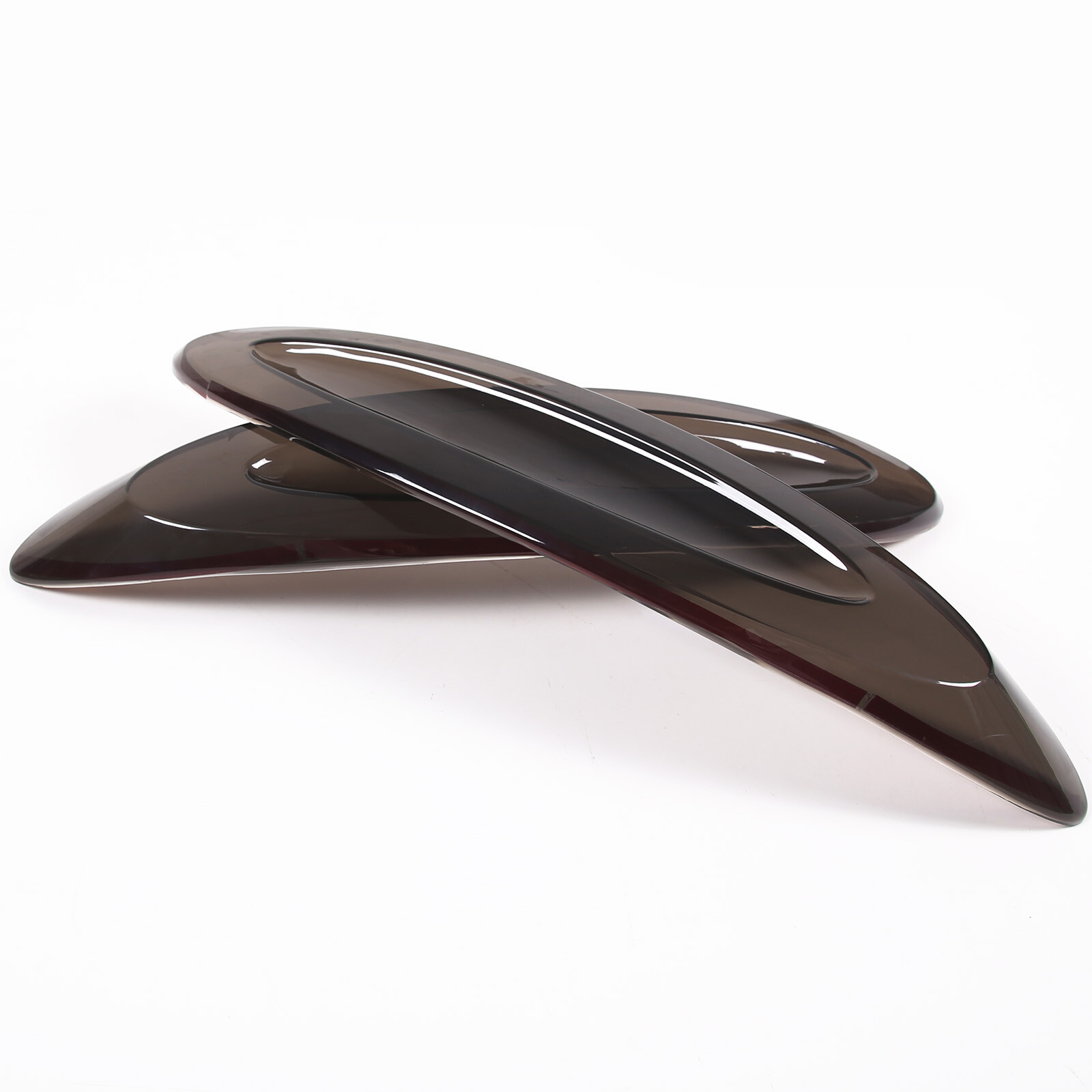 ABS Smoked Black Rear Tail Light Lamp Cover Trim For Bentley Bentayga 2021-2023