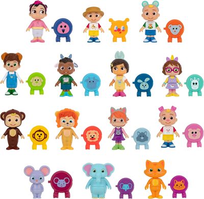 21 X Cocomelon Serie 3 Tier- Überraschung Blind Figur Packung IN Der Cdu
