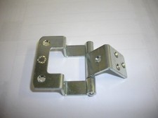 1 PAIR (2)  16 MM DOUBLE CRANKED CABINET HINGE ZINC PLATED (hinge pin 50mm)