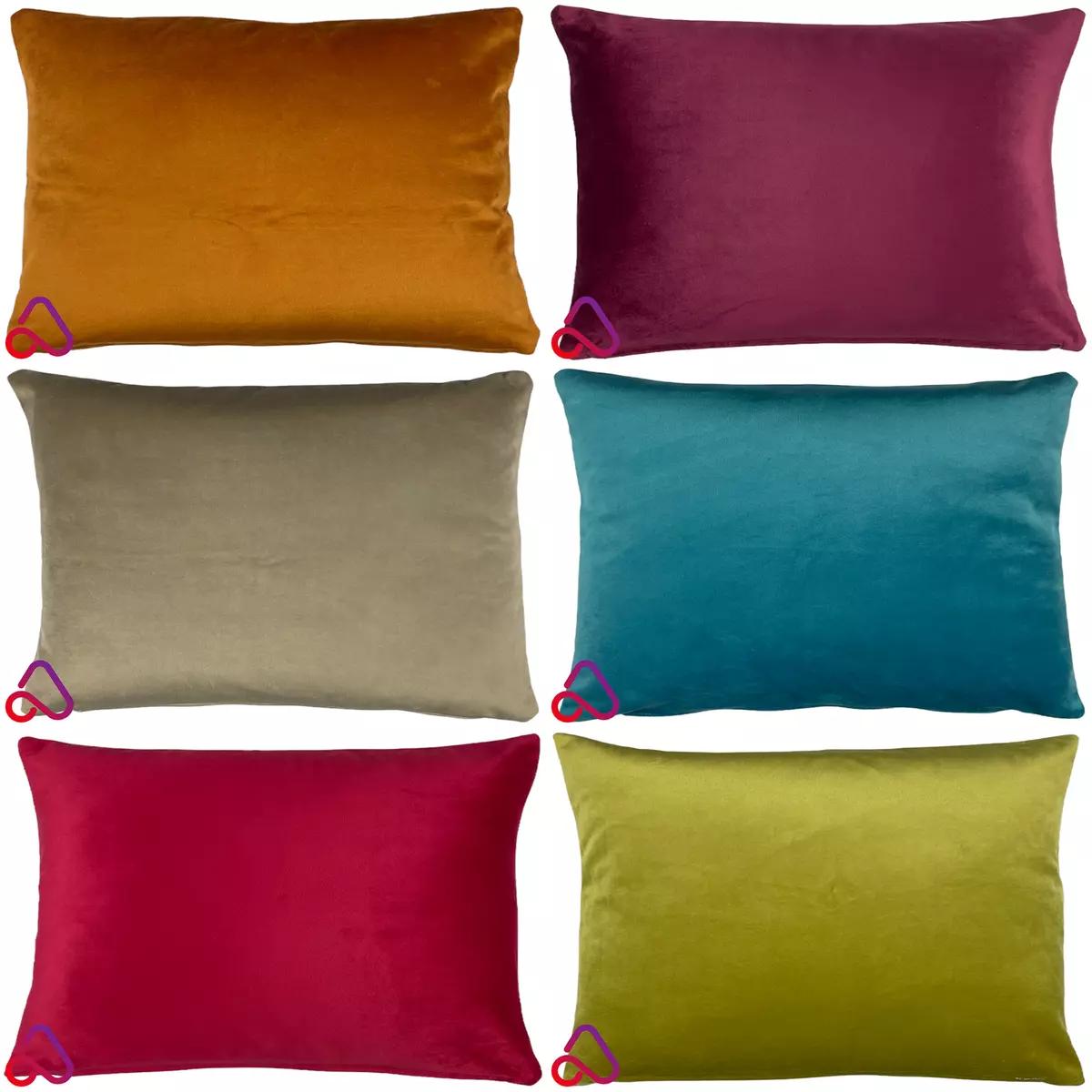 Rectangle Plush Velvet Cushion Cover Soft Feel Pillow Case Home