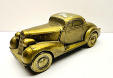 Vintage 1974 Banthrico Metal Car Coin Bank 7"