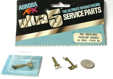 1977 Aurora AFX SpeedSteer Ultra5 PICK-UP SHOES TYPE B Service Part 3802 Bubble