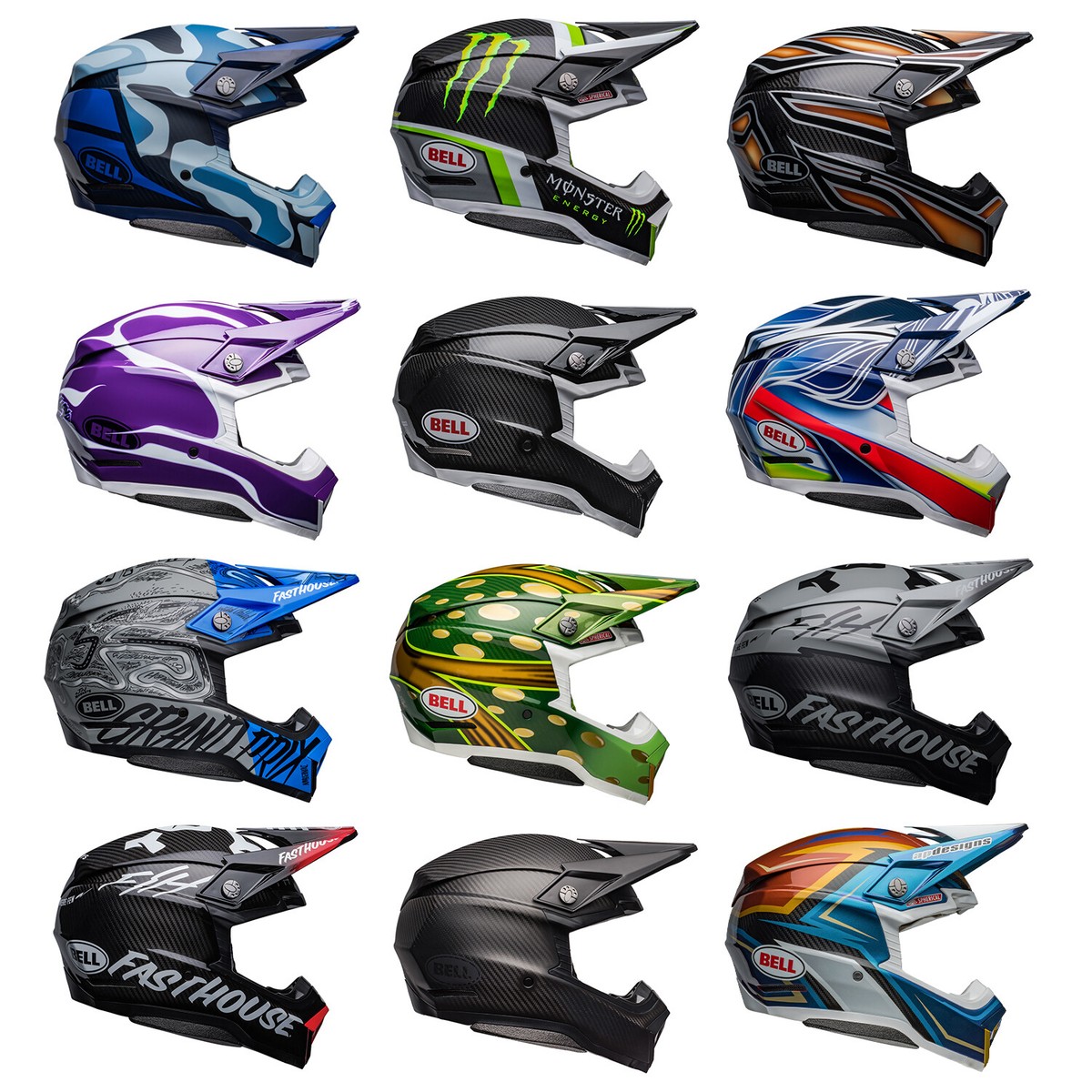 Bell Moto-10 Spherical Moto Helmet Off-Road Motocross CHOOSE COLOR  SIZE