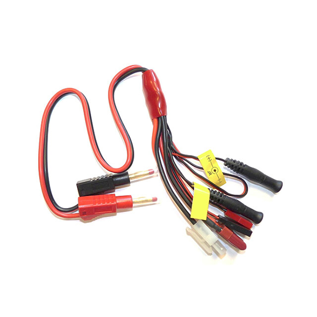 Multi Charge Lead 4mm Gold Banana to Tamiya Deans BEC RX Futaba JR TX