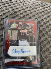 2020 PRIZM DANNY MENDICK Red DONUT CIRCLES AUTO 30/35 WHITE SOX ROOKIE🔥📈⚾️