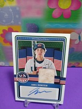 James Tronstein 2023 Panini USA Baseball Stars & Stripes Dirty Patch Auto 15U-JT