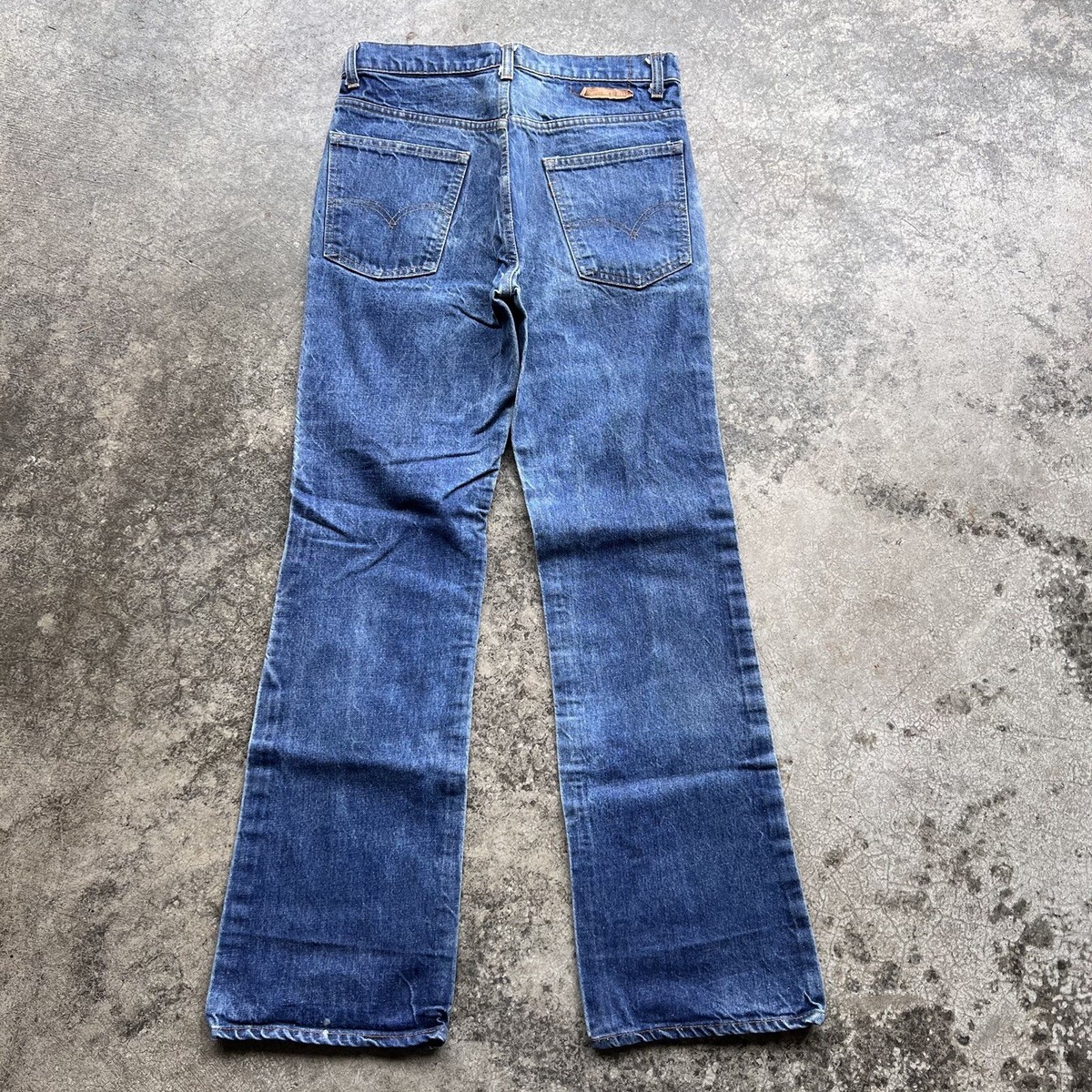 Levi's 517 70s 80s usa製 LEVIS 517 - Vtg 70s-80s Bootcut Orange Tab Faded Blue Jeans