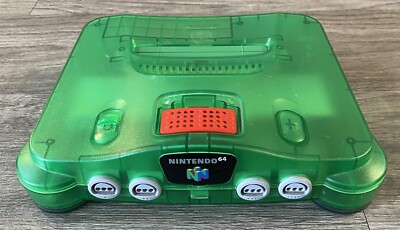 Jungle Green Nintendo 64 N64 Console With Expansion Pack | eBay