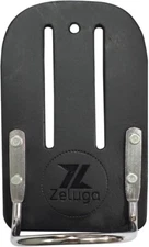 Heavy Duty Steel Loop Leather Hammer Holder Fits work belts up to 2.5in. wide