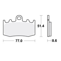 TRW BremsbeläGe Passend FüR BMW R 1100 S Bj. 2001-2005