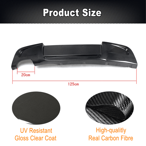 Carbon Diffusor Hinten Stoßstange Heckspoiler für BMW 1ER E87 M Paket 2007-2010 - Bild 7 von 11
