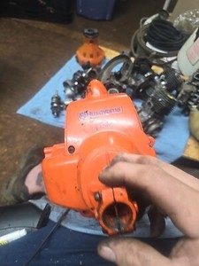 Used OEM Husqvarna 128L String Trimmer Clutch Drum Housing