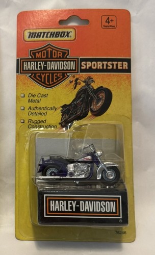 Matchbox Harley Davidson Sportster Purple - Year 1993 Mint in Original Packaging - Picture 2 of 3