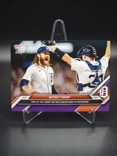 DETROIT TIGERS GOT HOT, CLINCH PLAYOFF SPOT! 2024 Topps Now #765 Purple #24/25