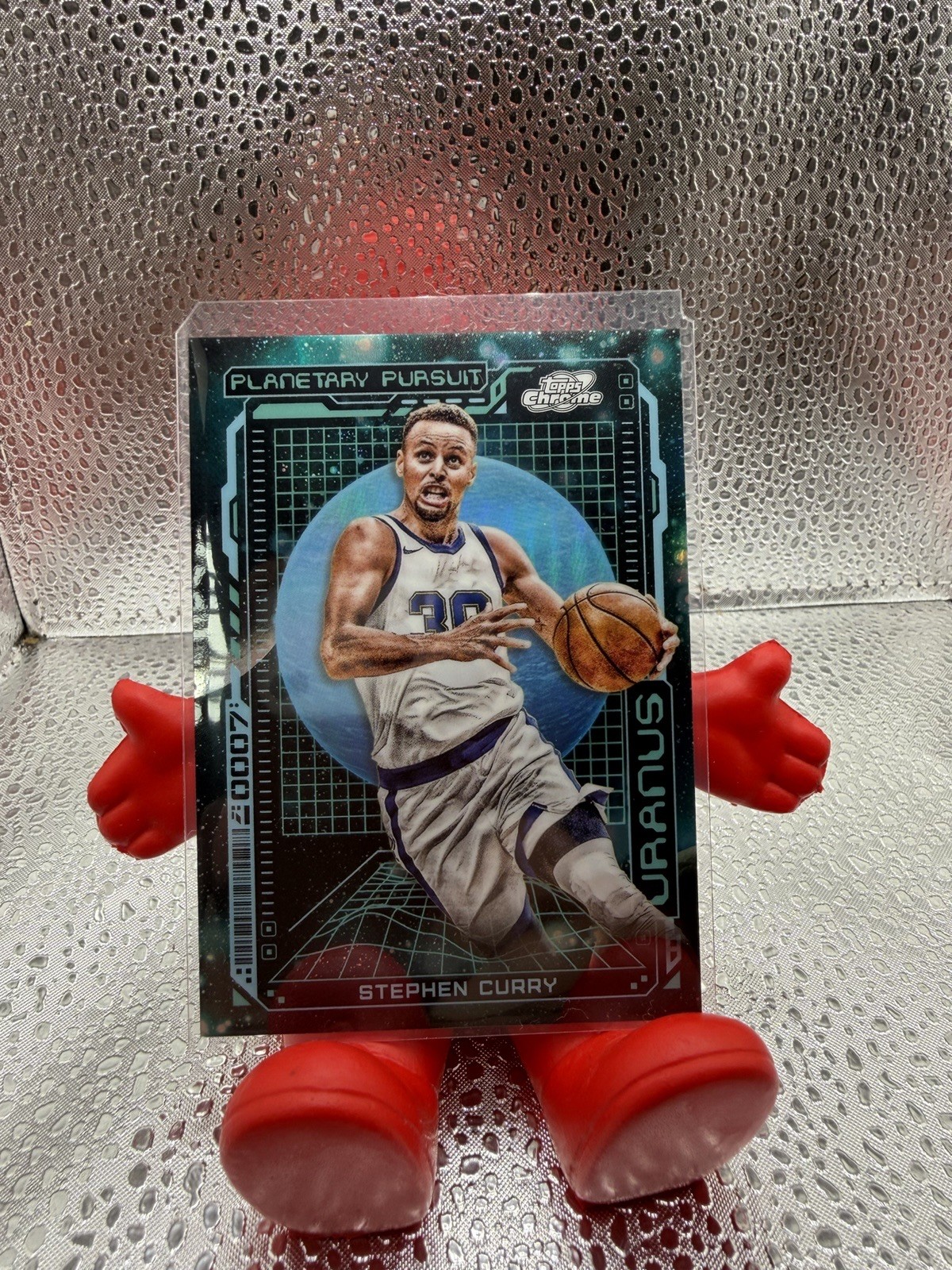 Stephen Curry 2023 Topps Cosmic Chrome#PPU-2 Uranus Planetary Pursuit Warriors