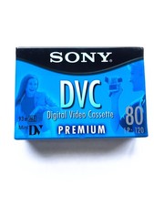 Sony Premium mini DV DVM80PRL tapes Pack of 5 tapes 
